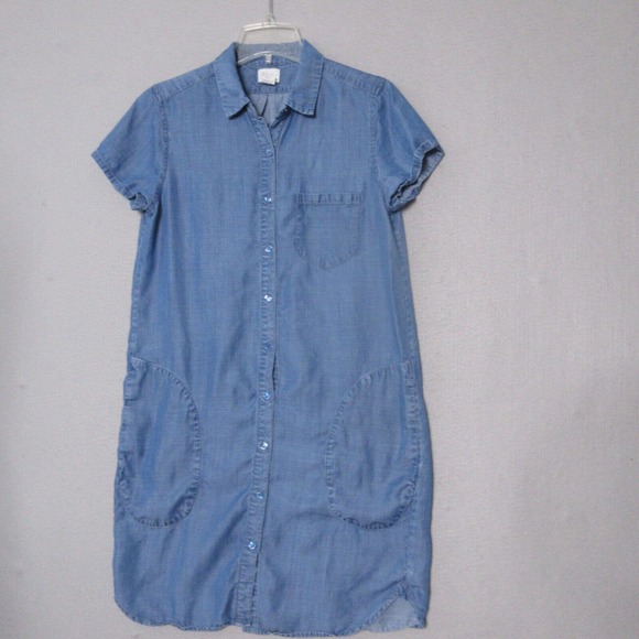 Andrea Jovine Dresses & Skirts - AJ Andrea Jovine Chambray Shirt Dress